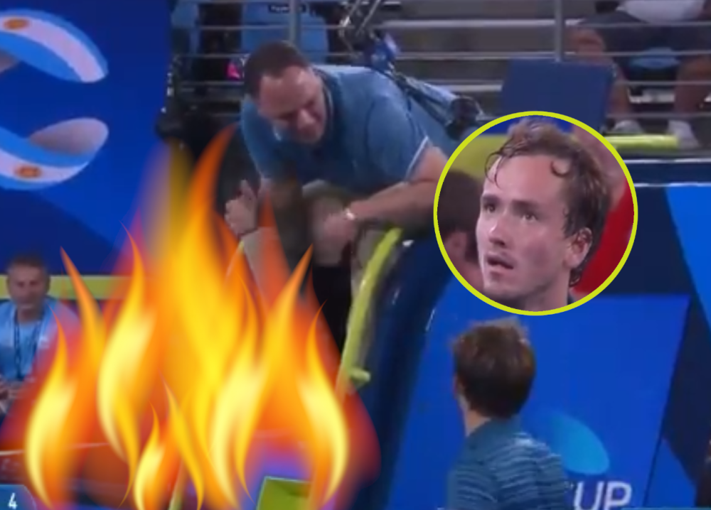 Skandal Medvedeva kakav tenis ne pamti! Reketom dva puta iz sve snage! Brutalno (VIDEO)