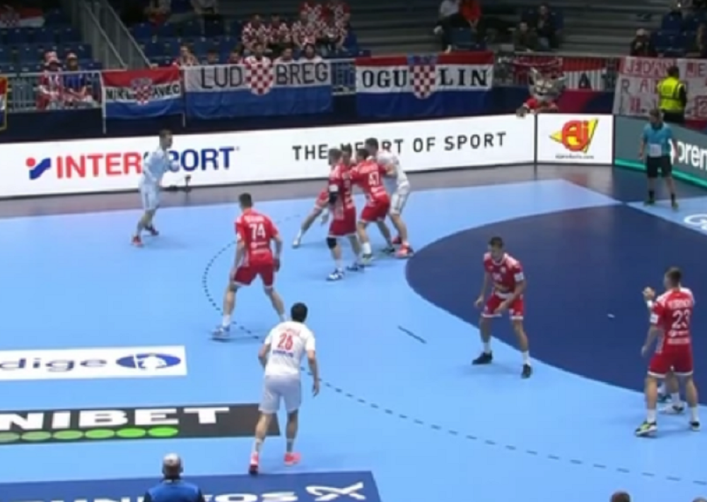 Rukometaši Srbije se ovome nisu nadali, tribine pune zastava i navijača Hrvatske (FOTO)