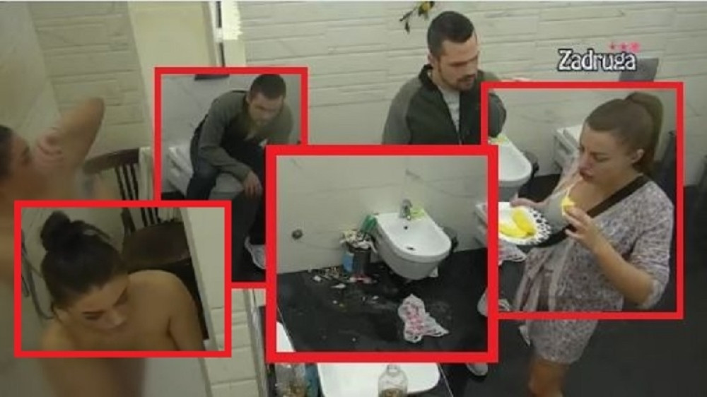 Prljavština i gadost: Maja gola, Čolak puši na WC šolji, a Dragana Mitar jede! (VIDEO)