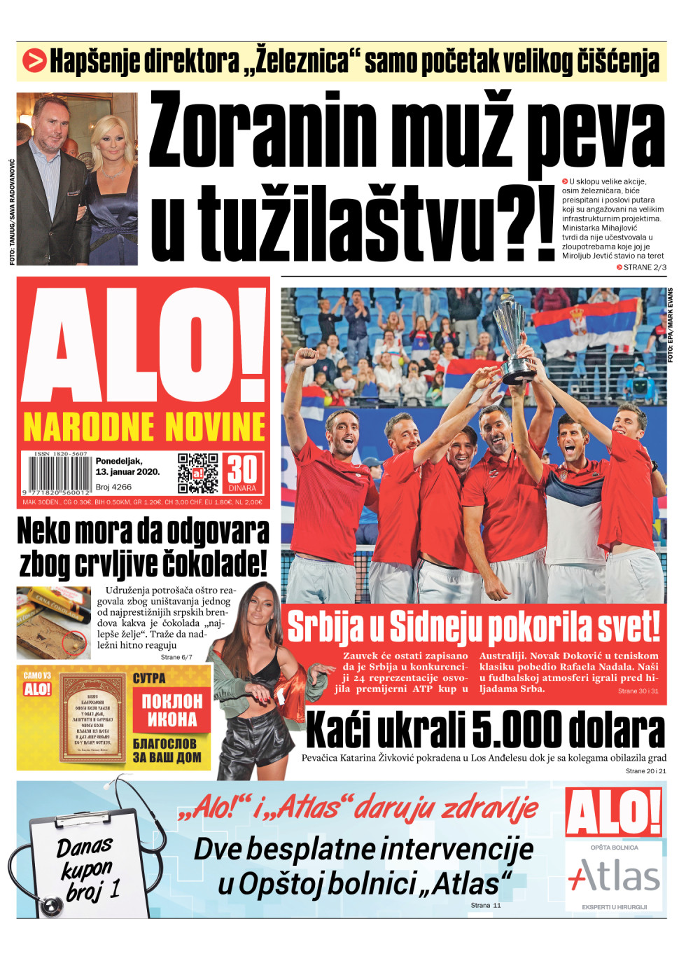 Hapšenje direktora "Železnica" samo početak velikog čišćenja! ČITAJTE U "ALO!"