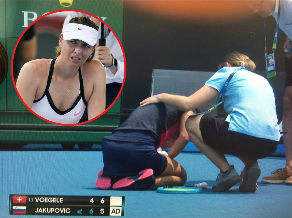 Bila na korak do pobede pa umalo kolabirala, ni lepa Maša nije izdržala! Čeka se reakcija Đokovića! (FOTO/VIDEO)
