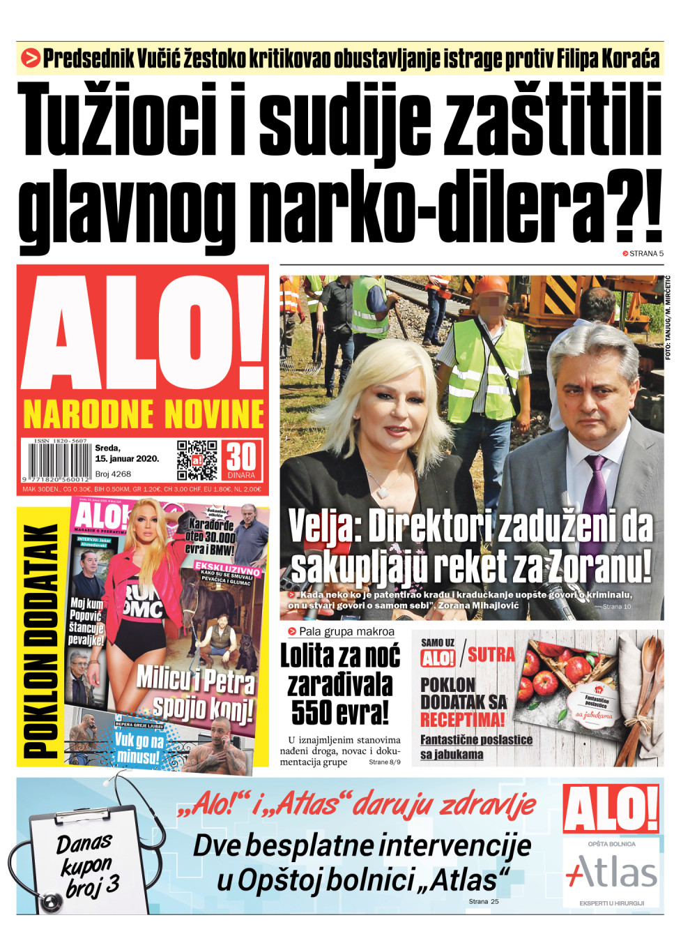 Predsednik Vučić žestoko kritikovao obustavljanje istrage protiv Filipa Koraća! ČITAJTE U "ALO!"