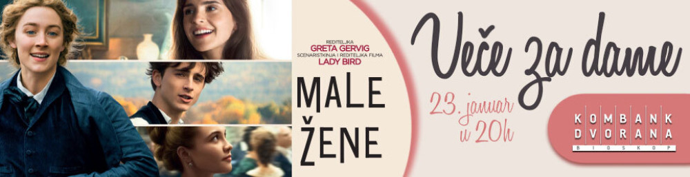 Veče za dame uz film "Male žene"