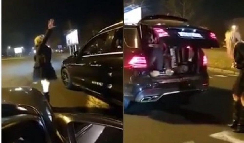 Snimak šokirao Srbiju, devojka vozila bez ruku, nasred ulice parkirala, a kad je otvorila gepek... (VIDEO)