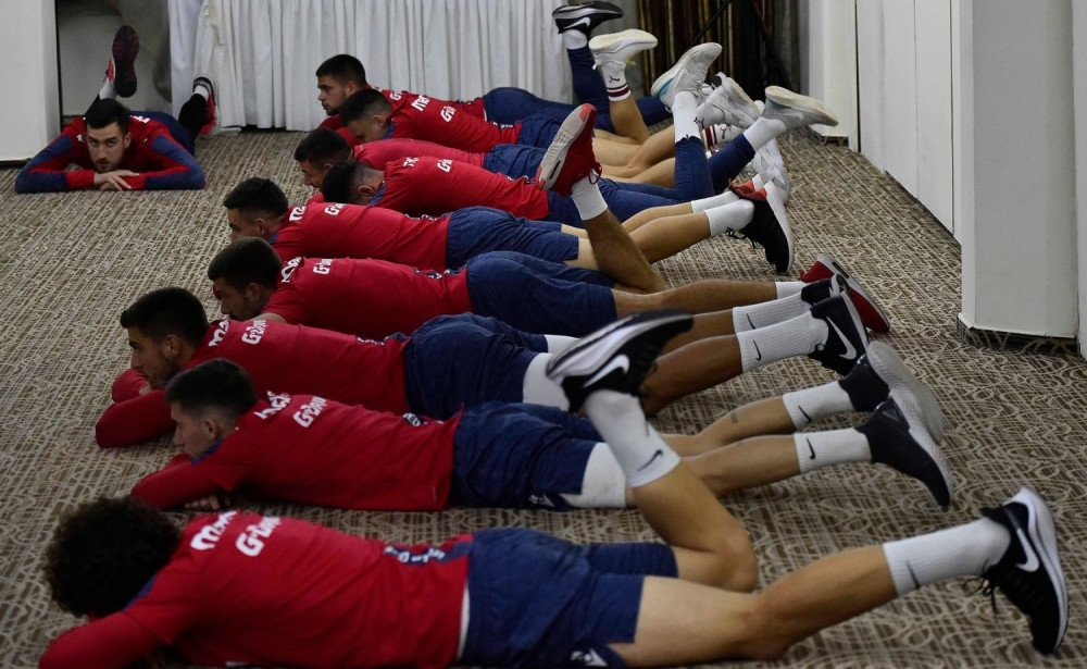 Vetar nije bio teška prepreka za ozbiljan trening (FOTO)