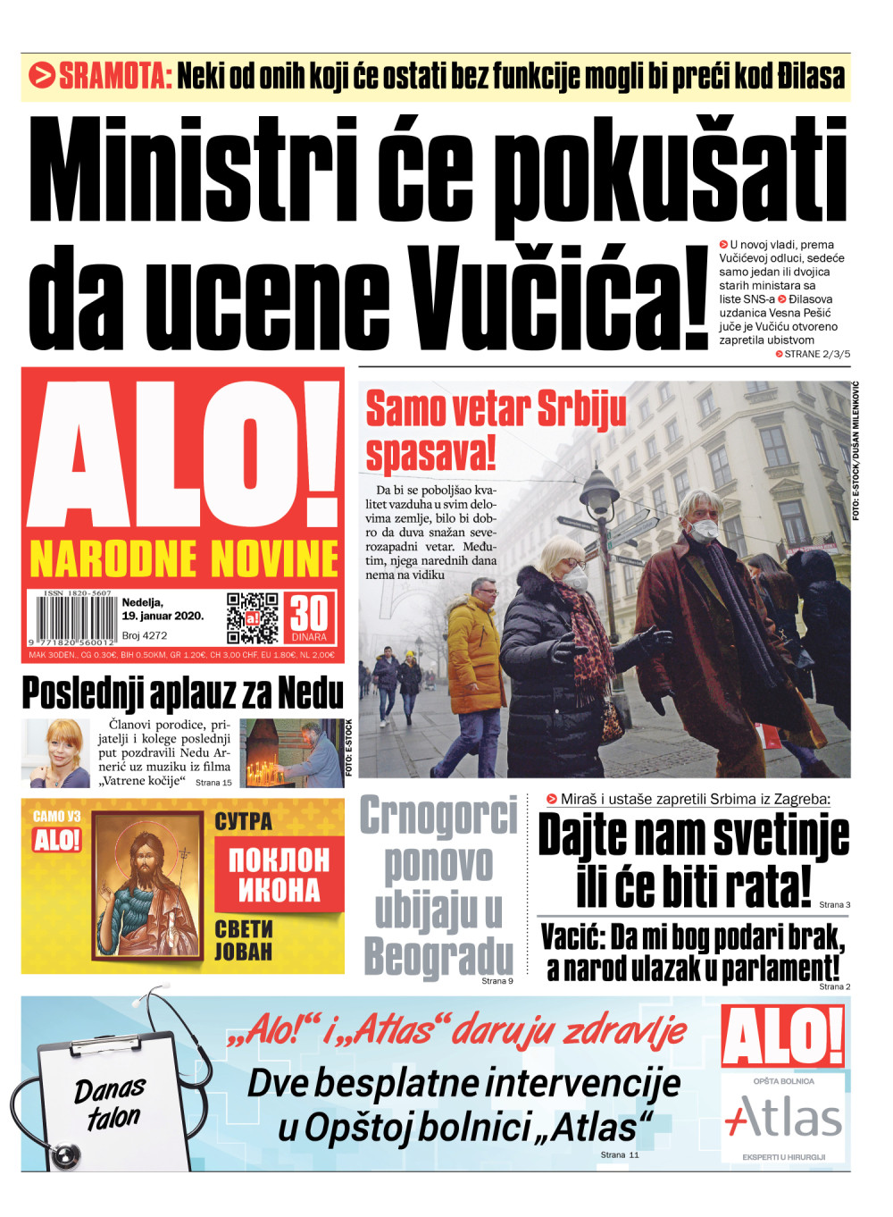 Ministri će pokušati da ucene Vučića!