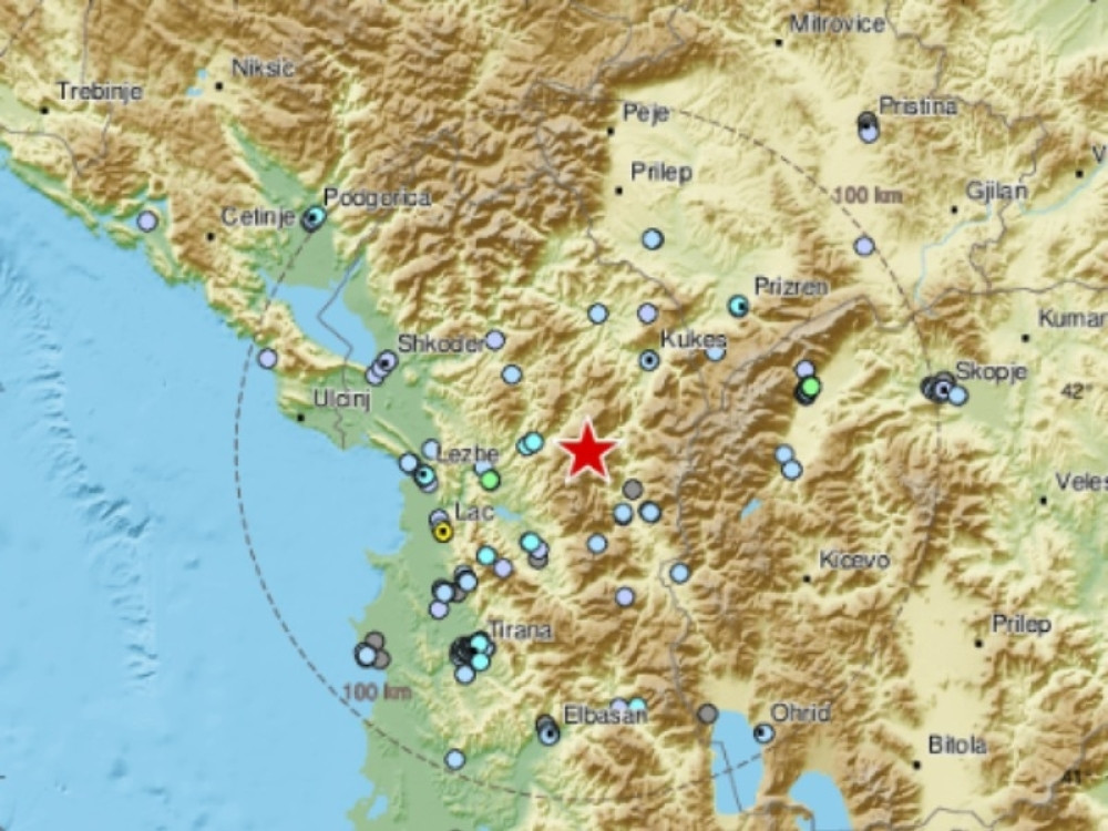 Jak zemljotres ponovo pogodio Tiranu!