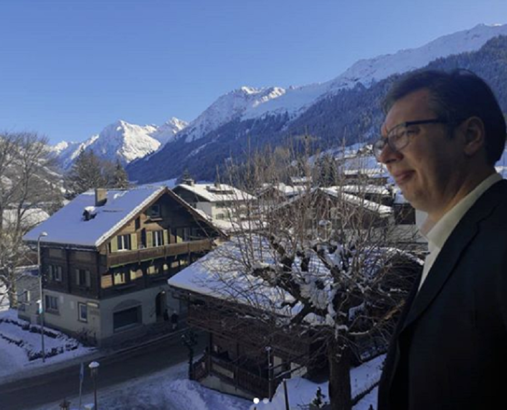Vučić stigao na Svetski ekonomski forum: Amerikanci zauzeli ceo Davos