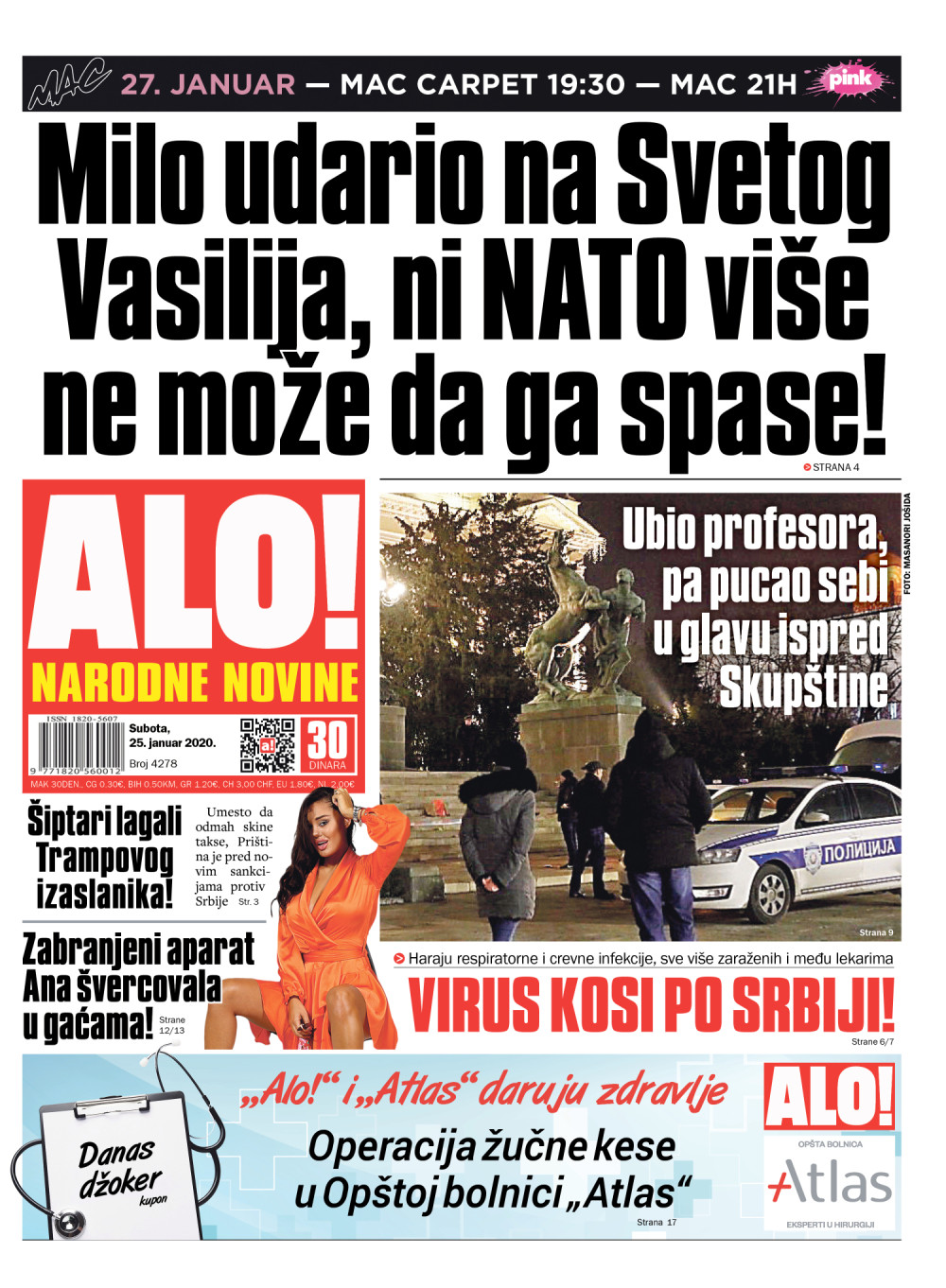 Ni NATO više ne može da ga spase! ČITAJTE U "ALO!"