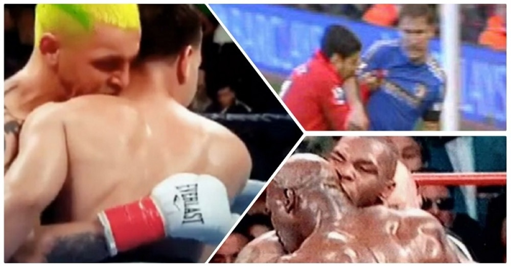 Nemoćni bokser u potlačenom položaju ugrizao rivala! Žrtva izjavila šta mu je rekao posle stravičnog poteza (VIDEO)