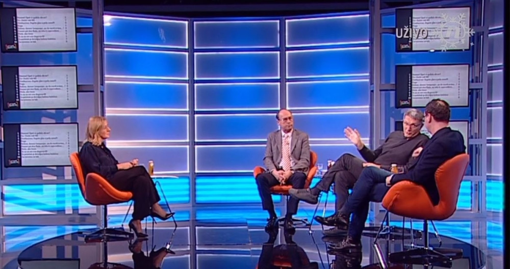 Profesor Vuletić u "Utisku nedelje" govorio šta se krije iza N1, Olja Bećković napravila skandal, vikala i pokušavala da ga prekine: Nemamo vremena!