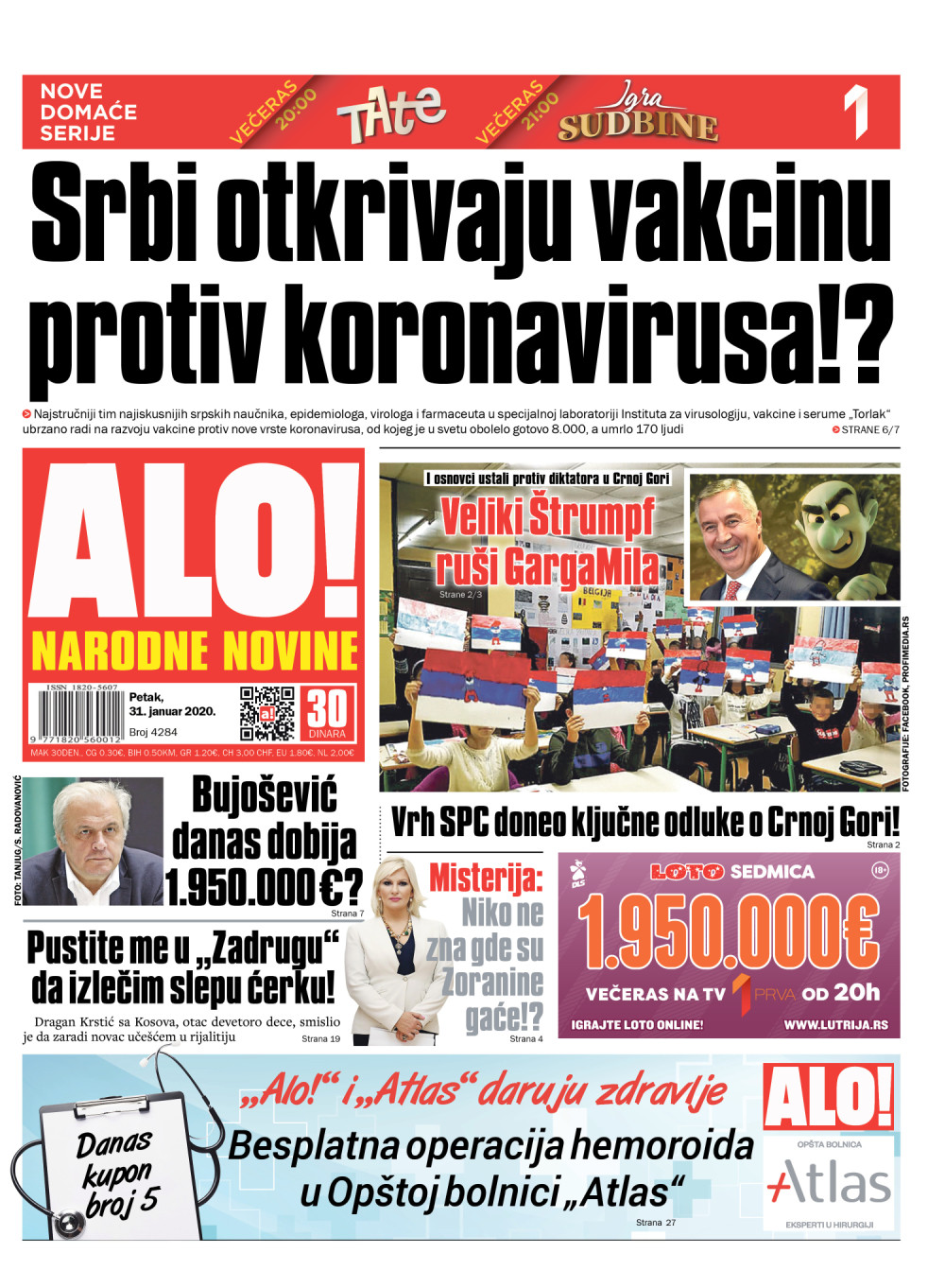 Saznajemo: Neverovatno otkriće naših naučnika! ČITAJTE U "ALO!"