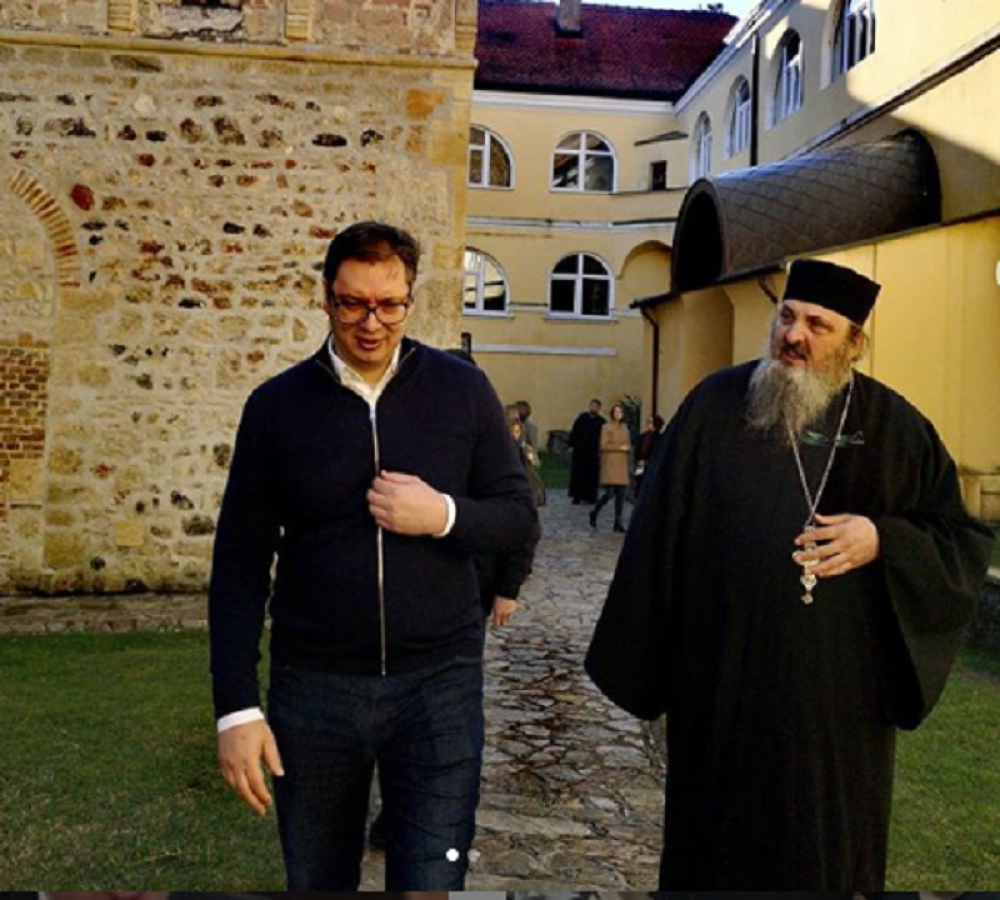 Vučić posetio Hopovo na Fruškoj gori (FOTO)
