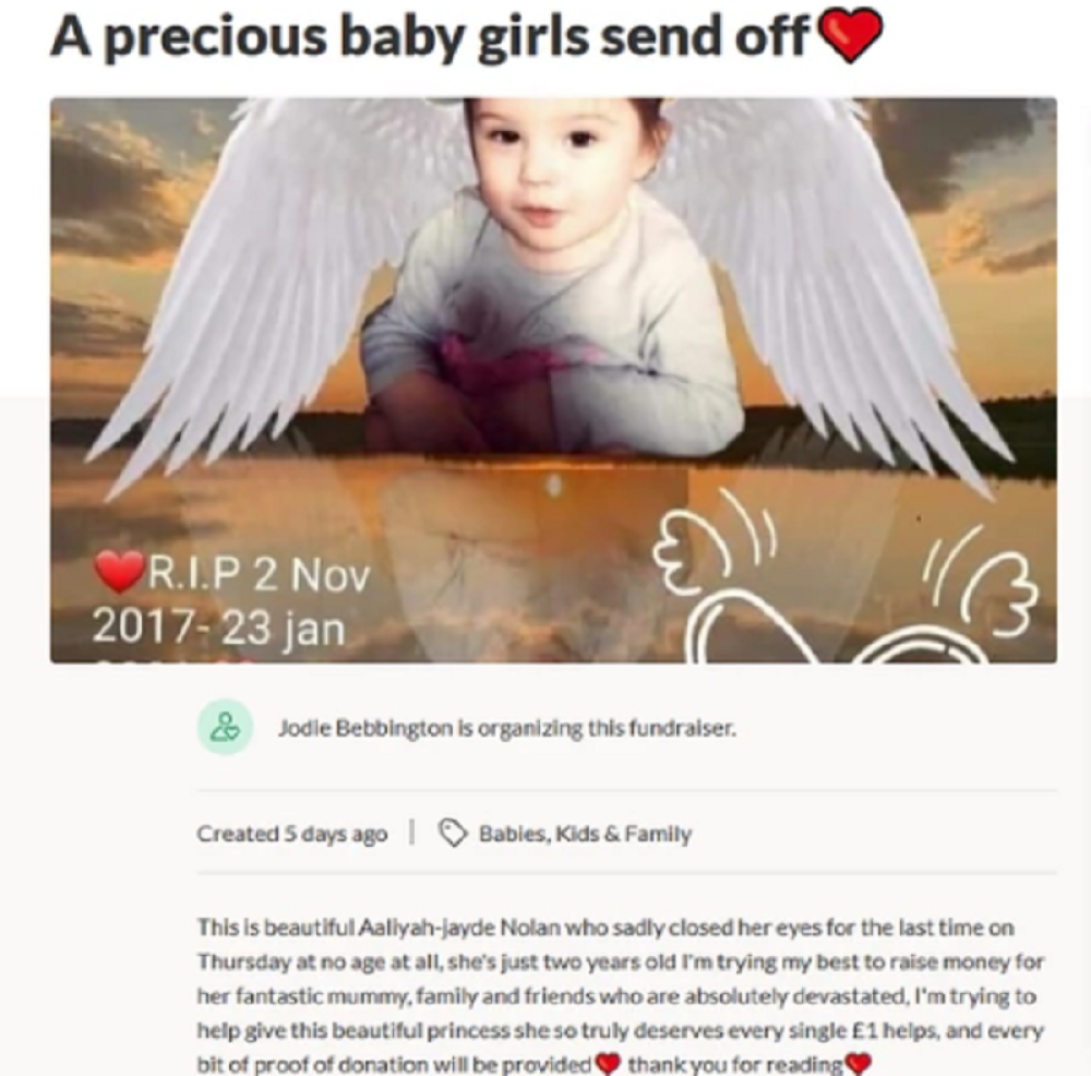 Devojčica (2) otišla u krevet "savršeno zdrava" i zaspala. Sada njena porodica i prijatelji rade neverovatnu stvar