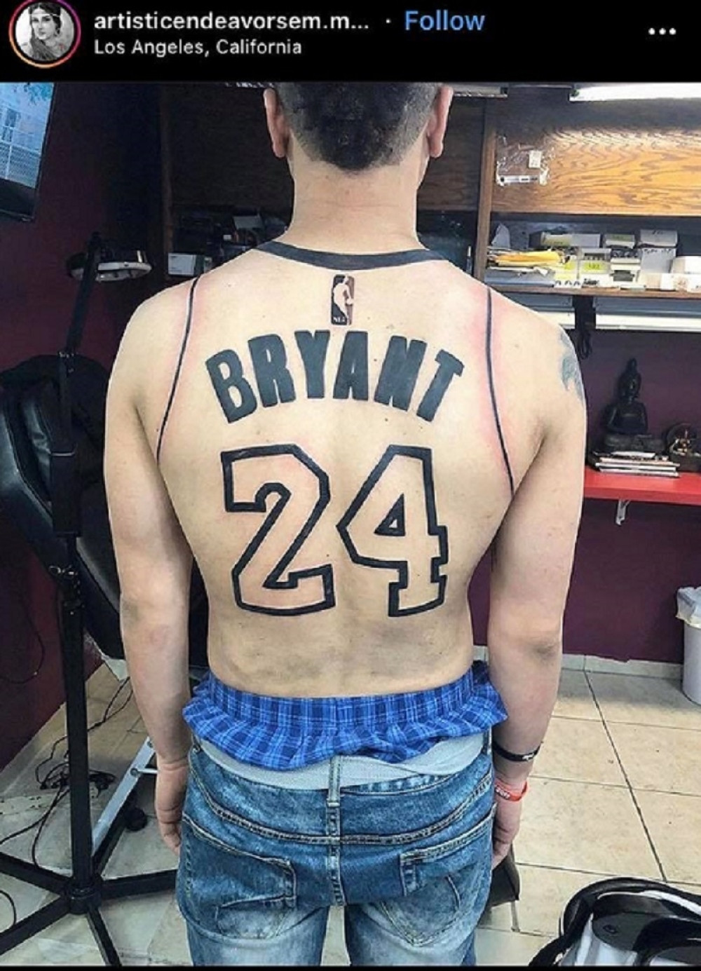 Vatreni fan istetovirao čitava leđa u čast Kobija Brajanta