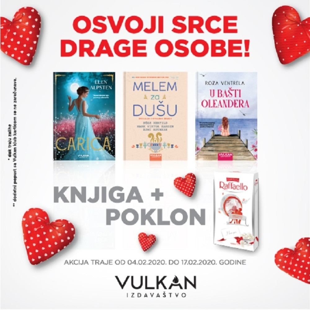 Dan zaljubljenih u Vulkan knjižarama