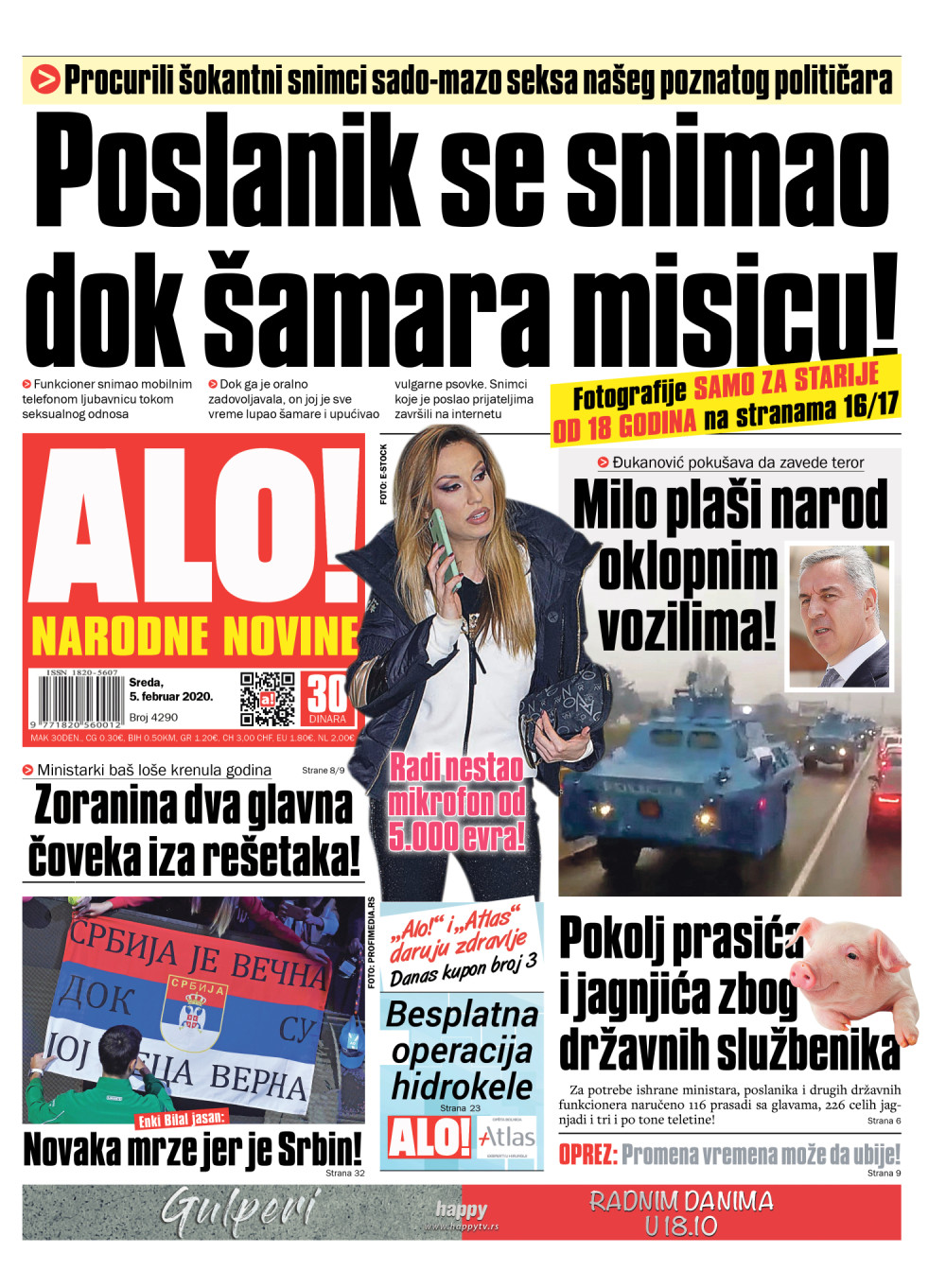 Poslanik se snimao dok šamara misicu!