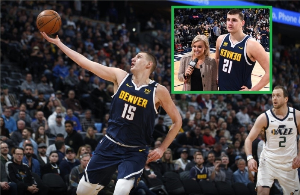 Jokić ostavio znoj na atraktivnoj plavuši, a ona oduševljena Srbinom, fantastična partija ovekovečena moćnom slikom (FOTO/VIDEO)