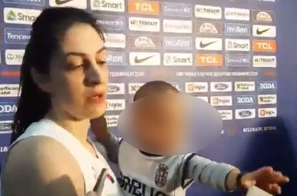 Specijalni gost kapitenke Srbije u miks-zoni bio glavna zvezda, učinio nešto što je sve nasmejalo (FOTO)