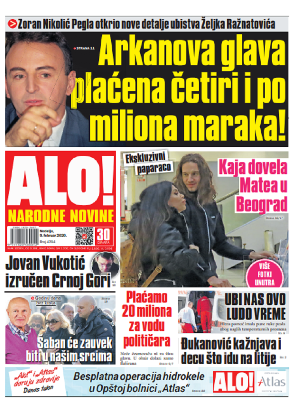 Otkrio nove detalje o ubistvu Željka Ražnatovića Arkana