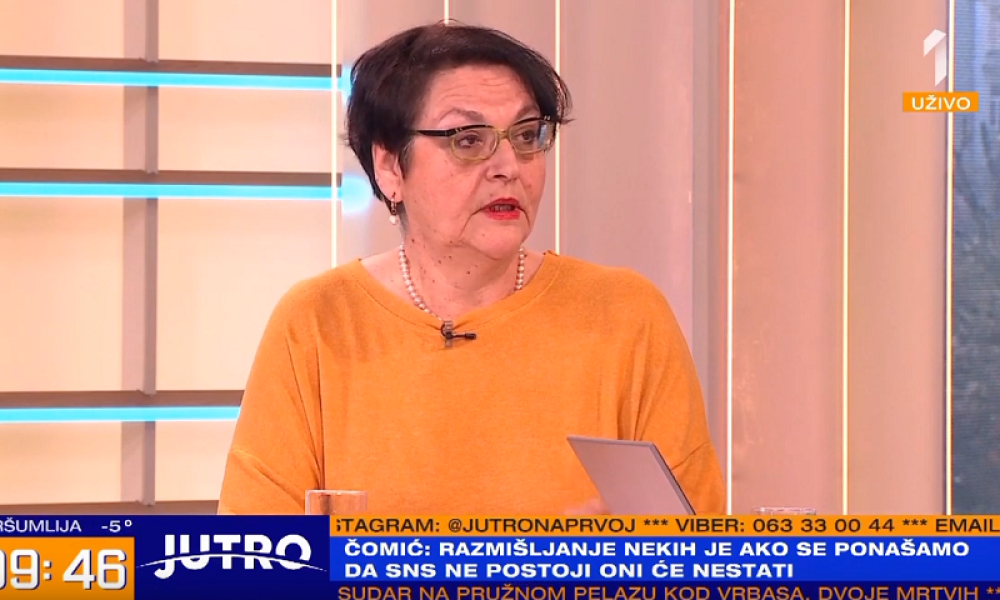 Čomić: "Problem medija nije od ove vlasti. U vreme DS novinari su se pitali da li će ih neko zvati!"