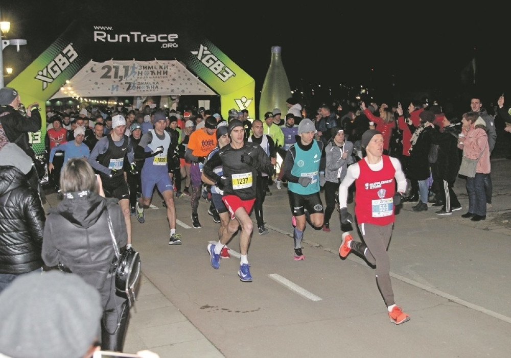 POD SJAJEM ZVEZDA: „Alo!“ istrčao 3. Zimski noćni polumaraton