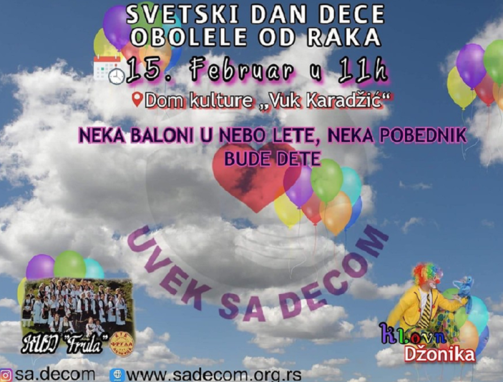 “Neka baloni u nebo lete – neka pobednik bude dete”