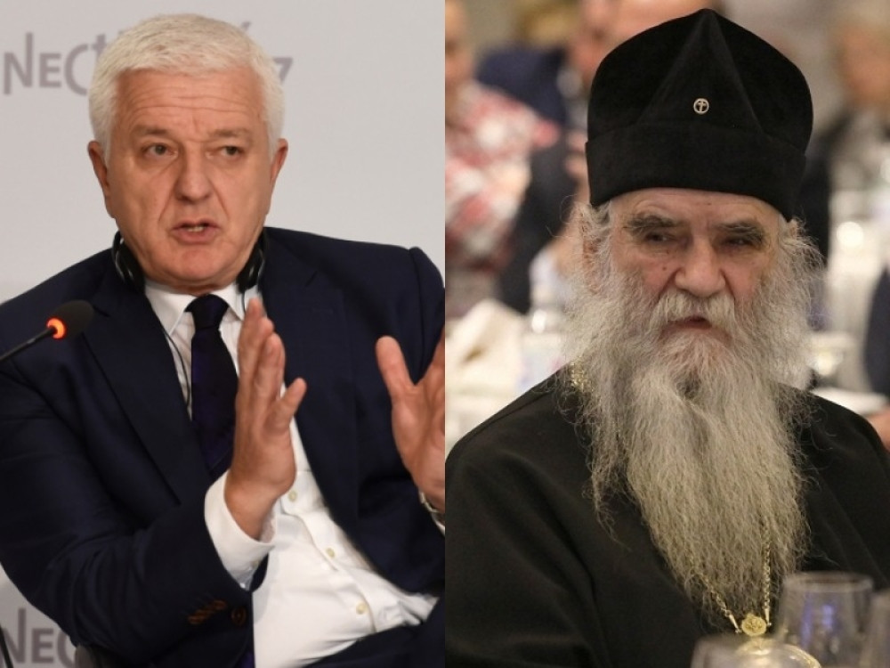 Počeo sastanak mitropolita Amfilohija i crnogorskog premijera