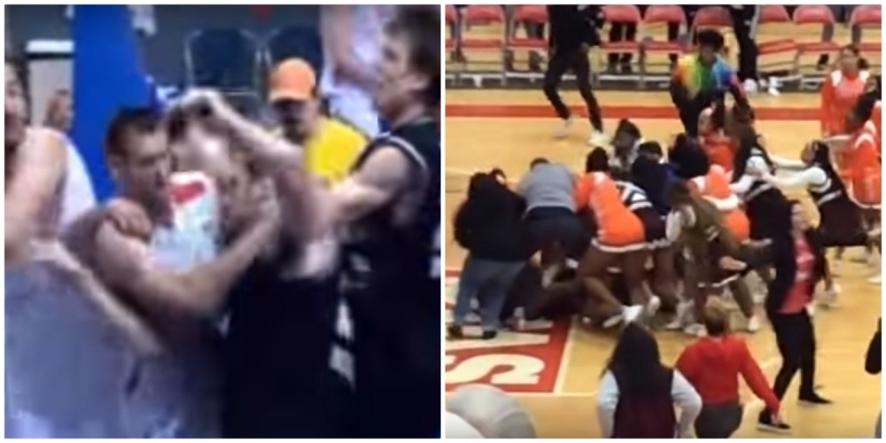 Jedne crne, druge narandžaste - neviđena tuča čirlidersica eskalirala ni od kuda (VIDEO)