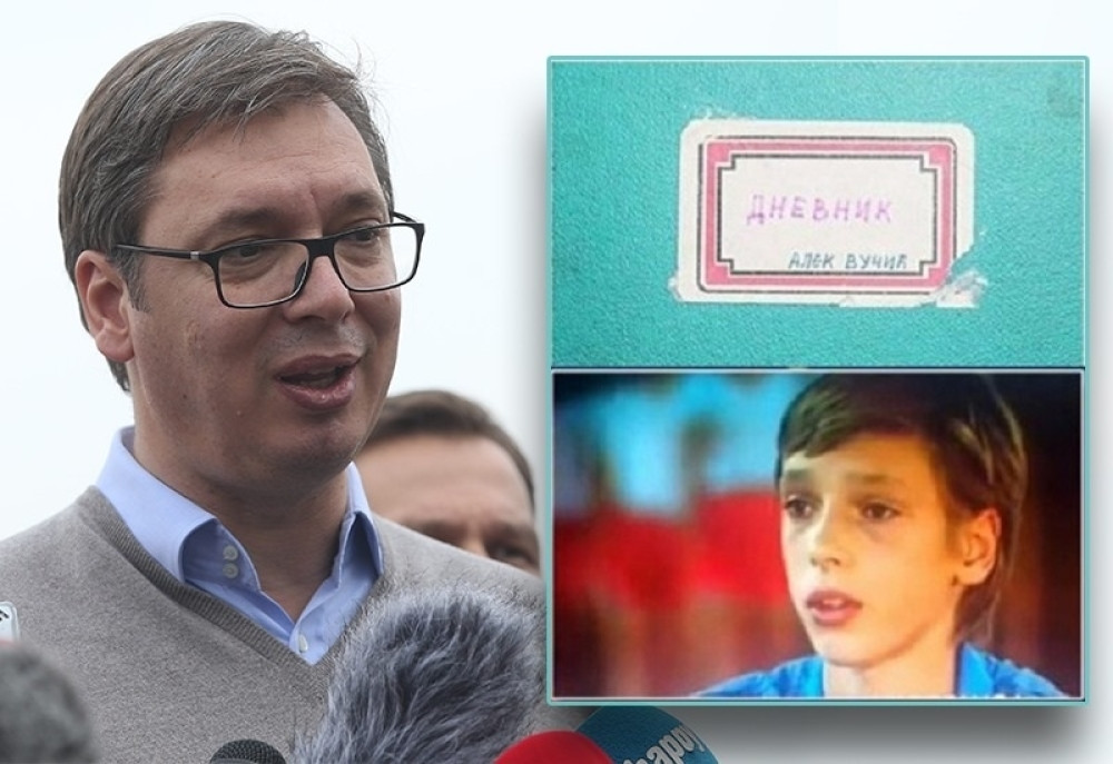Vučić objavio deo svog dnevnika iz školskih dana, a onda pomenuo jednu Milicu za koju je imao poseban zahtev