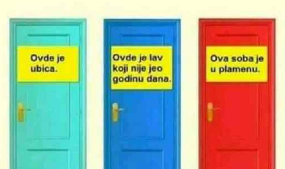 Izaberite vrata i saznajte da li biste preživeli! Koja bi bila vaša odluka?! (FOTO)