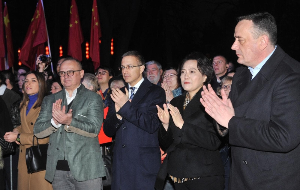 Čen Bo sa Vesićem, Stefanovićem i Antićem na Kalemegdanu (FOTO)