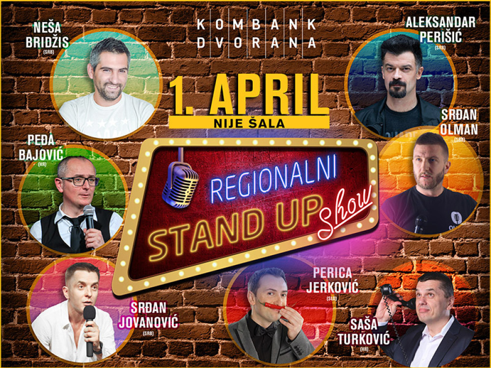 DRUGI REGIONALNI STAND UP SHOW U KOMBANK DVORANI
