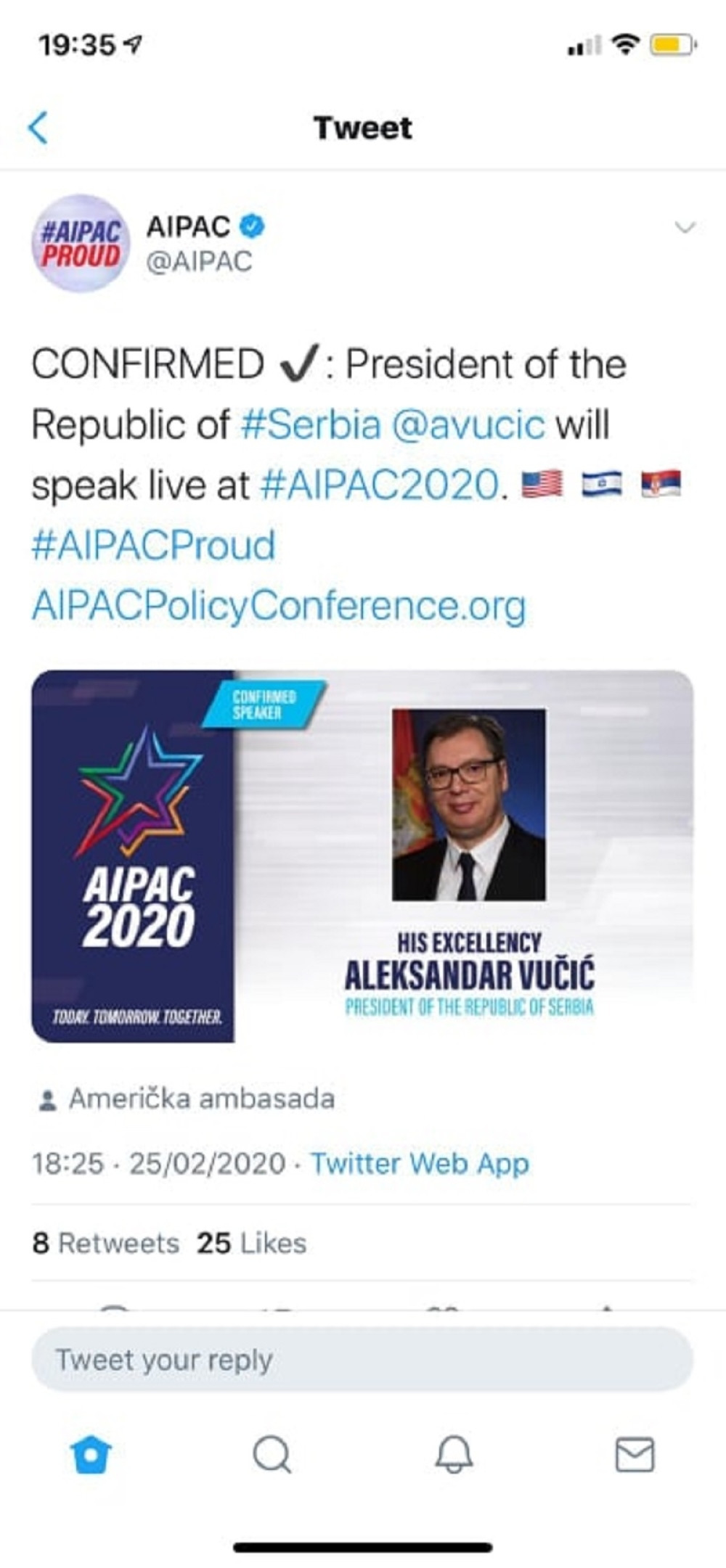 Predsednik Srbije glavna zvezda velike konferencije! Vučić rame uz rame sa Pensom i Pompeom!