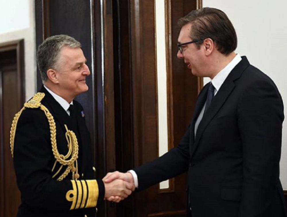Vučić se sastao sa zamenikom načelnika Generalštaba Velike Britanije