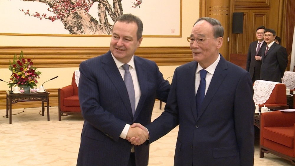 Potpredsednik Kine se obratio Dačiću na srpskom jeziku (VIDEO)