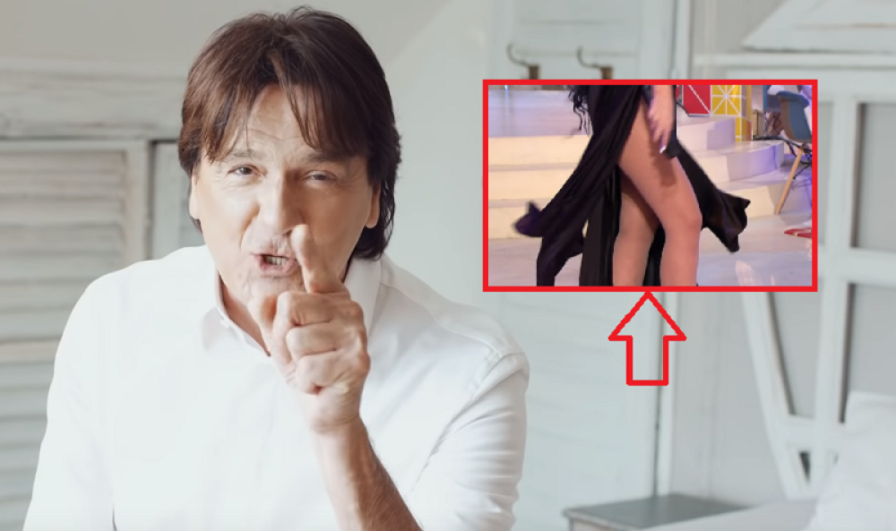 Rođaka Zdravka Čolića u skandaloznom izdanju u jutarnjoj emisiji - grudi udaraju u bradu, a gola zadnjica seva! (FOTO/VIDEO)