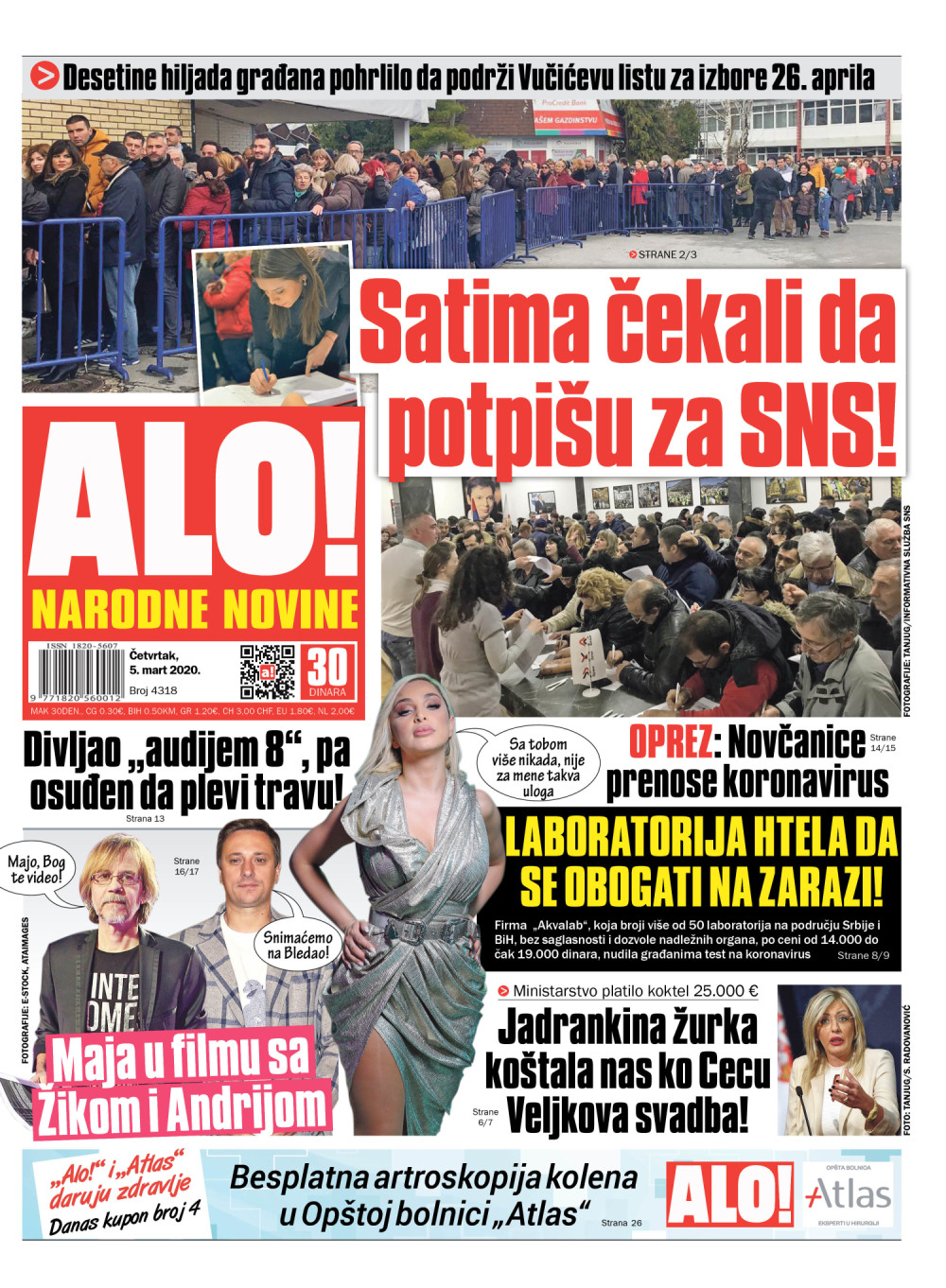 Satima čekali da potpišu za SNS!