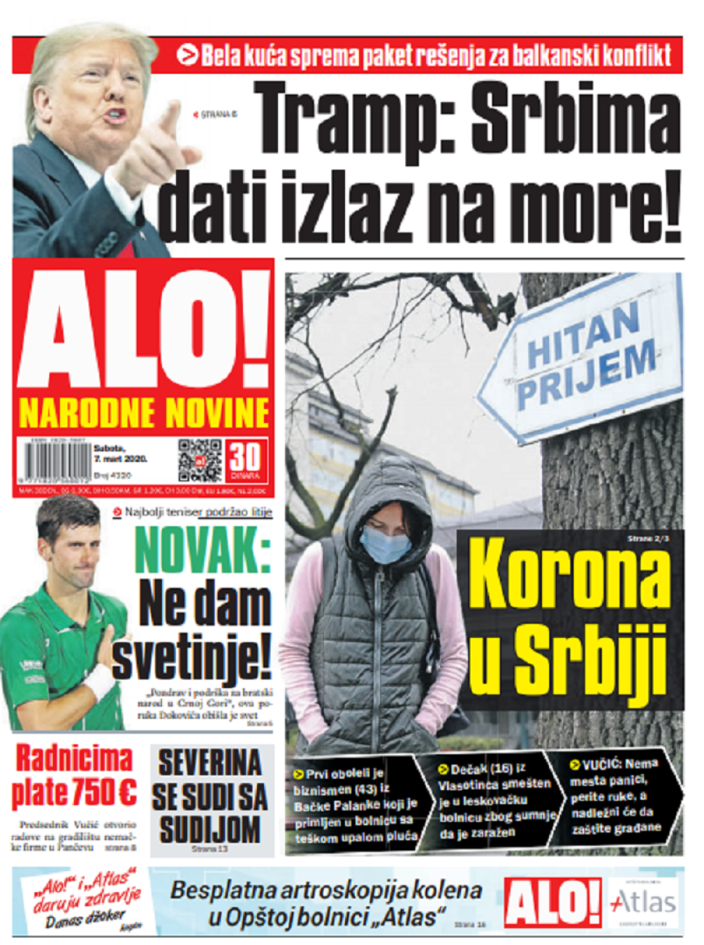 Bela kuća sprema paket rešenja za balkanski konflikt