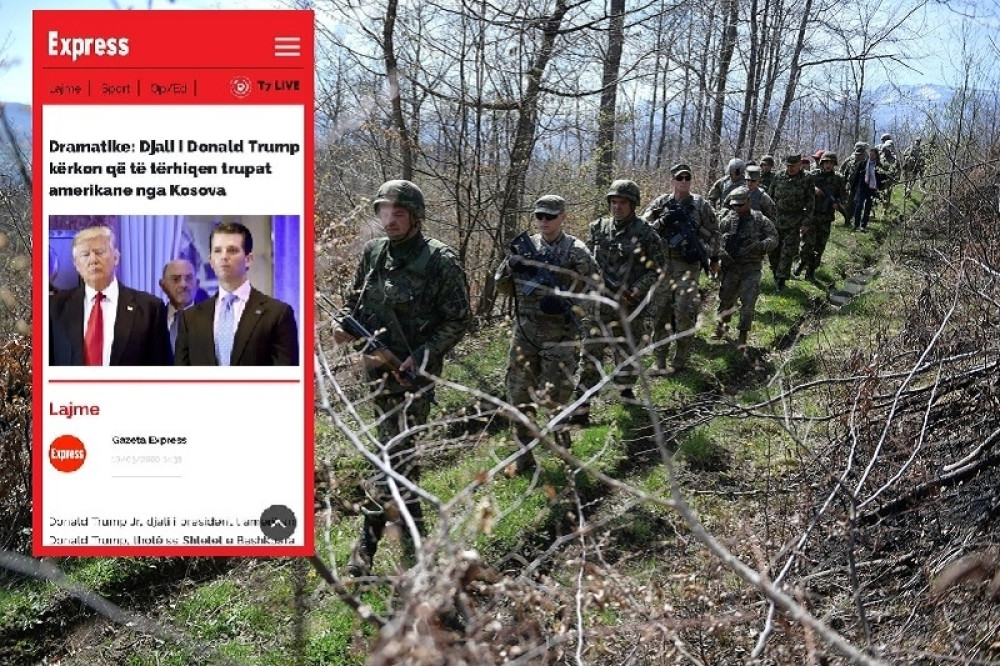 Albanski mediji paniče zbog najavljenog povlačenja američkih vojnika sa Kosova!