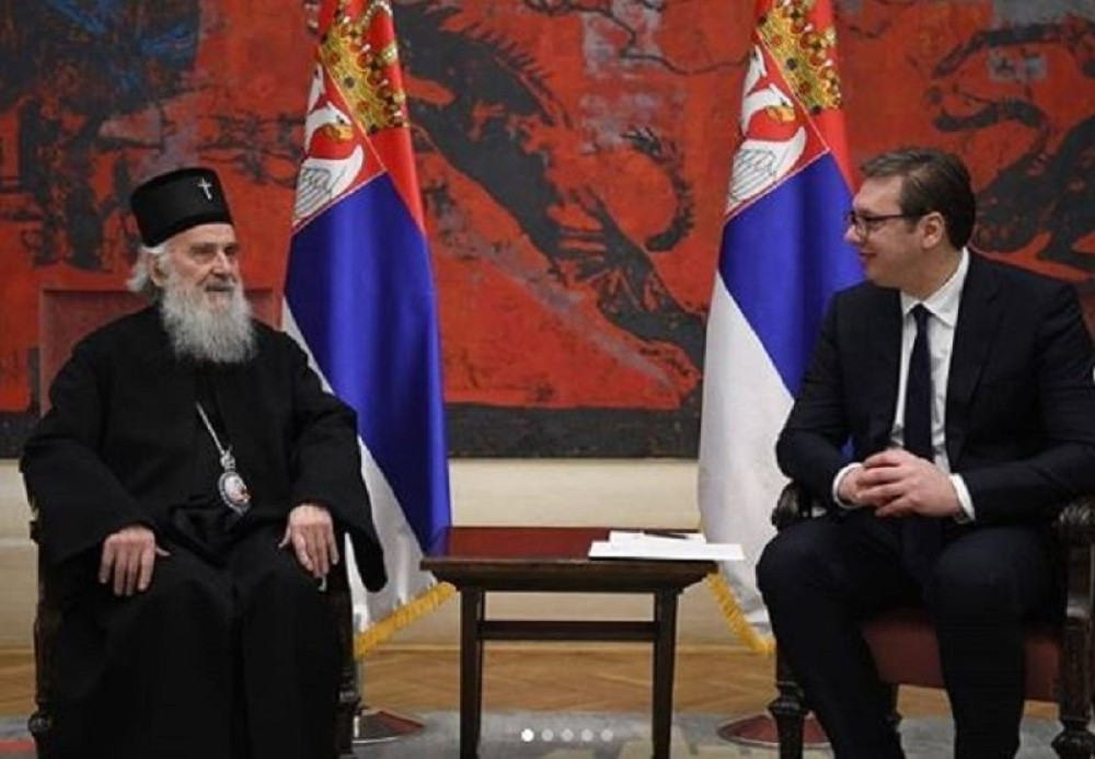 Irinej: Vučića osuđuju za izdaju koju nije počinio