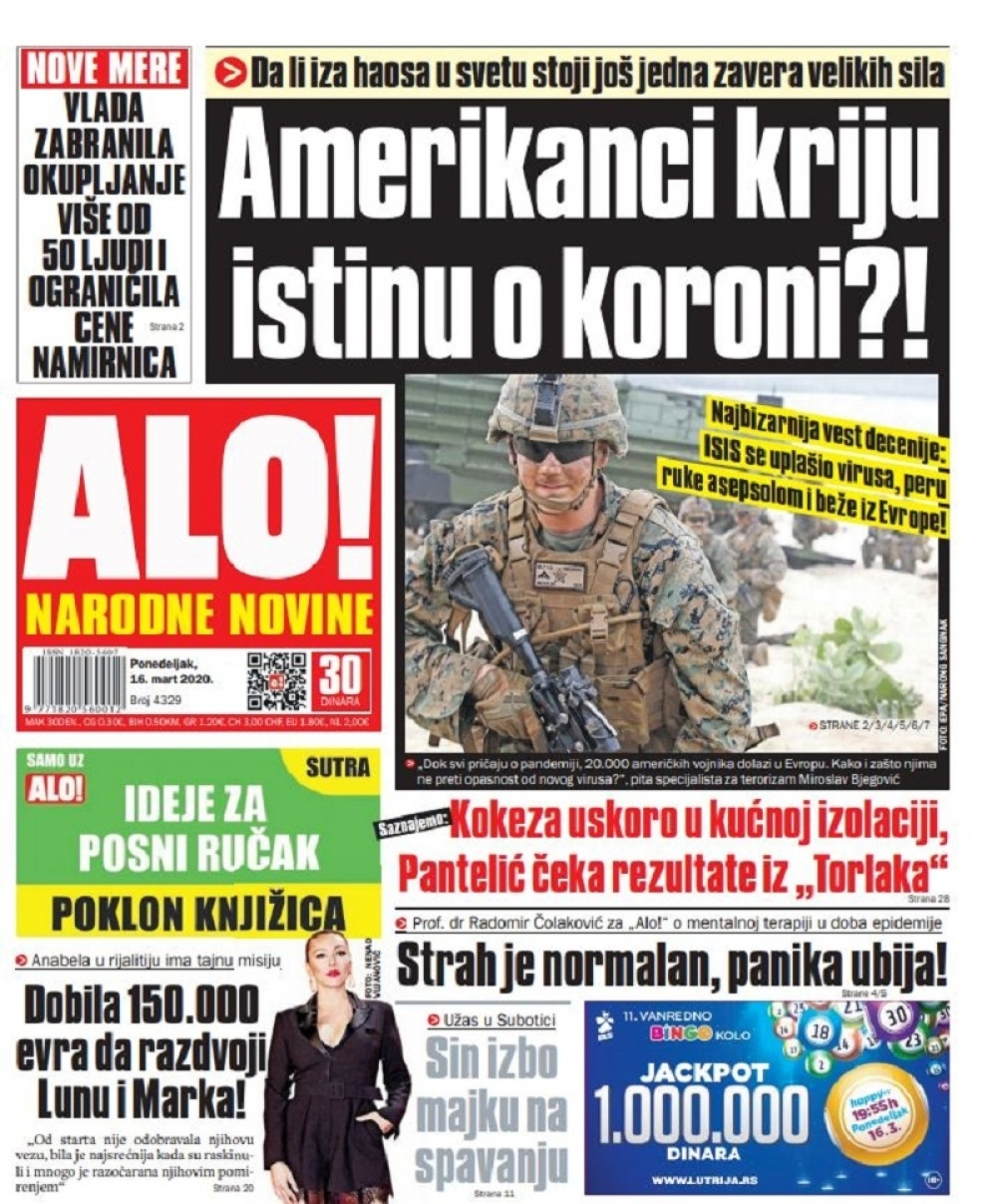 Kokeza uskoro u kućnoj izolaciji, Pantelić čeka rezultate