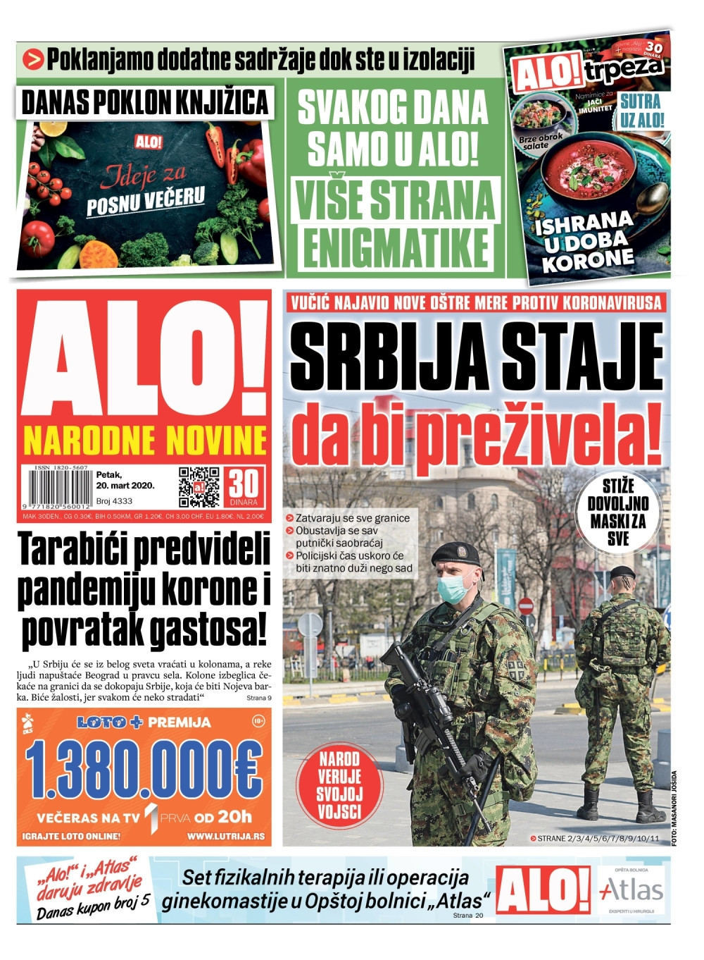 "Srbija staje da bi preživela"