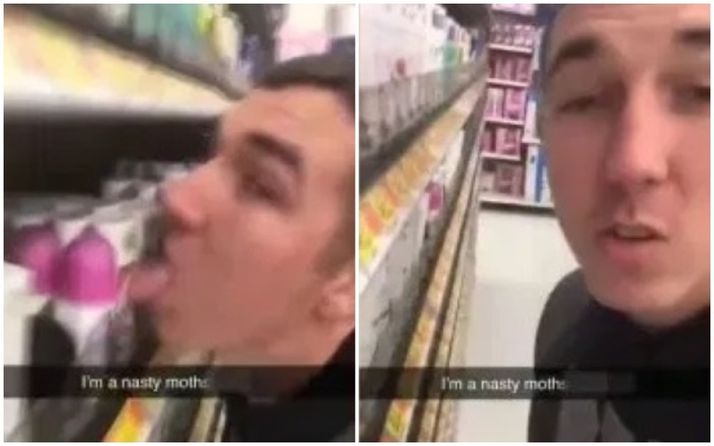Šokantan snimak "zapalio" društvene mreže: Čovek lizao proizvode u supermarketu (VIDEO)