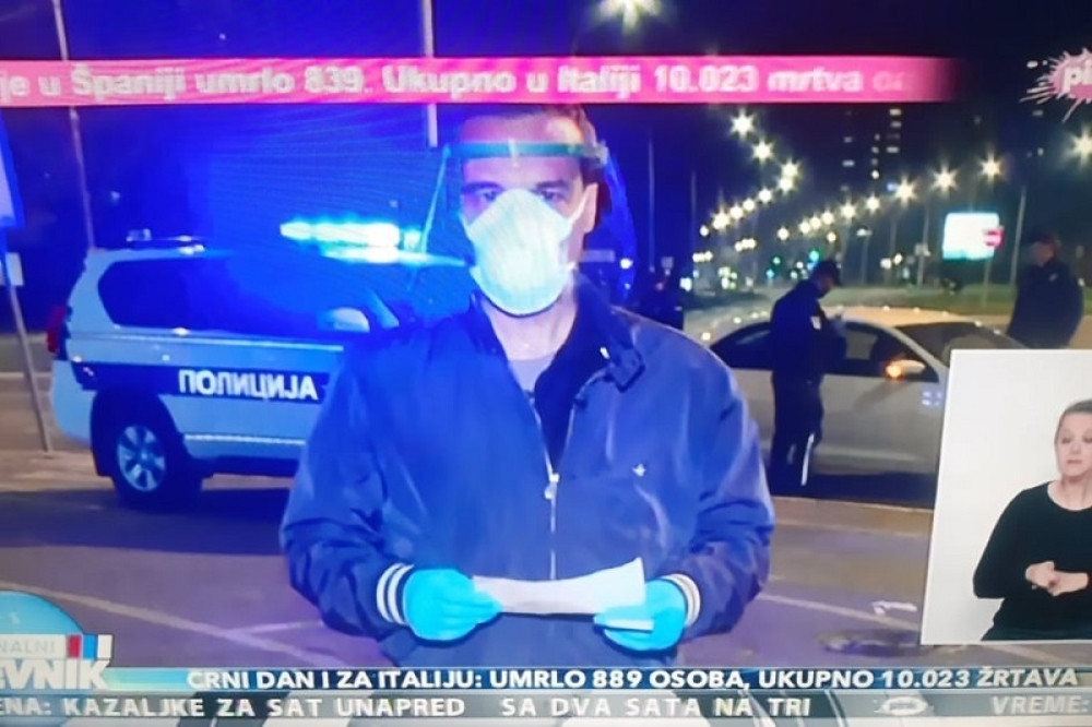 Mladen Mijatović se uključio sa kružnog toka na Novom Beogradu, a iza njegovih leđa odvijala se opsežna akcija Interventne jedinice