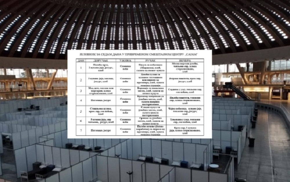 Ovako izgleda jelovnik na Sajmu za svih sedam dana! (FOTO)