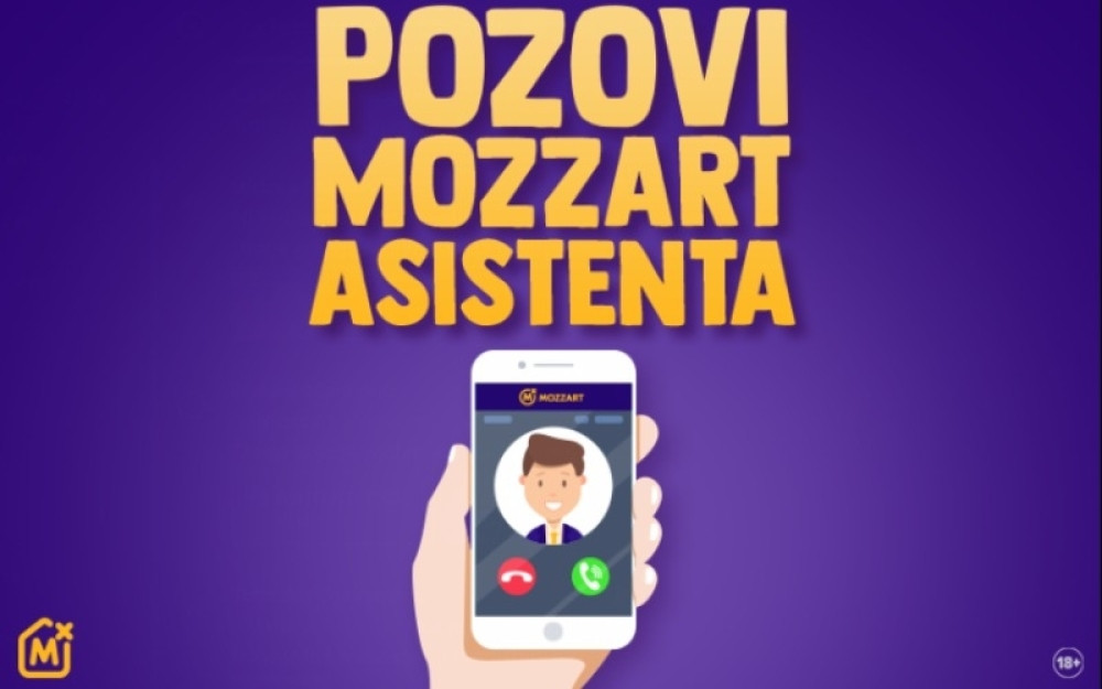 Pozovi Mozzart asistenta i beskontaktno uplati ili podigni novac sa kućnog praga