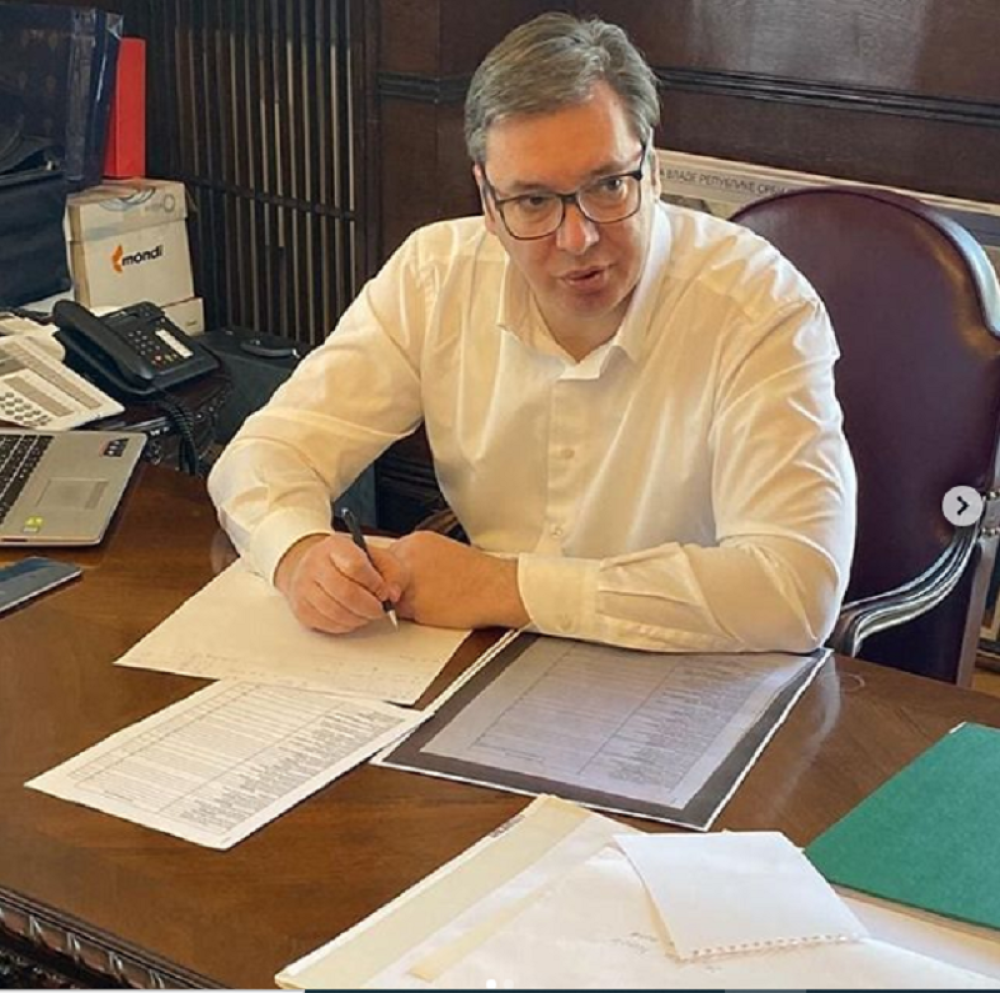 Oglasio se predsednik Srbije i upoznao građane sa trenutnim aktivnostima