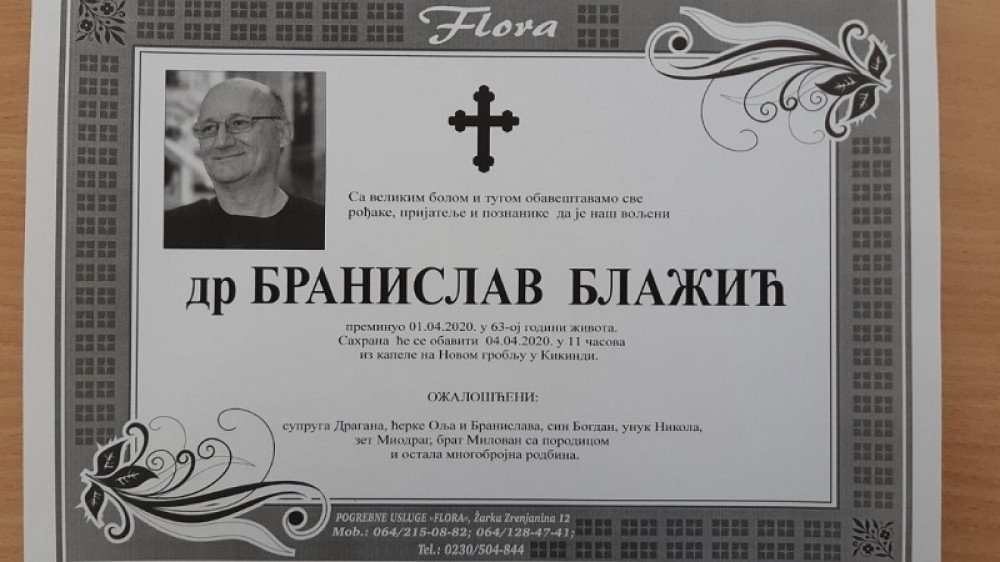 Tuga je velika, virus korona odneo prvu žrtvu u Vladi Srbije (FOTO)