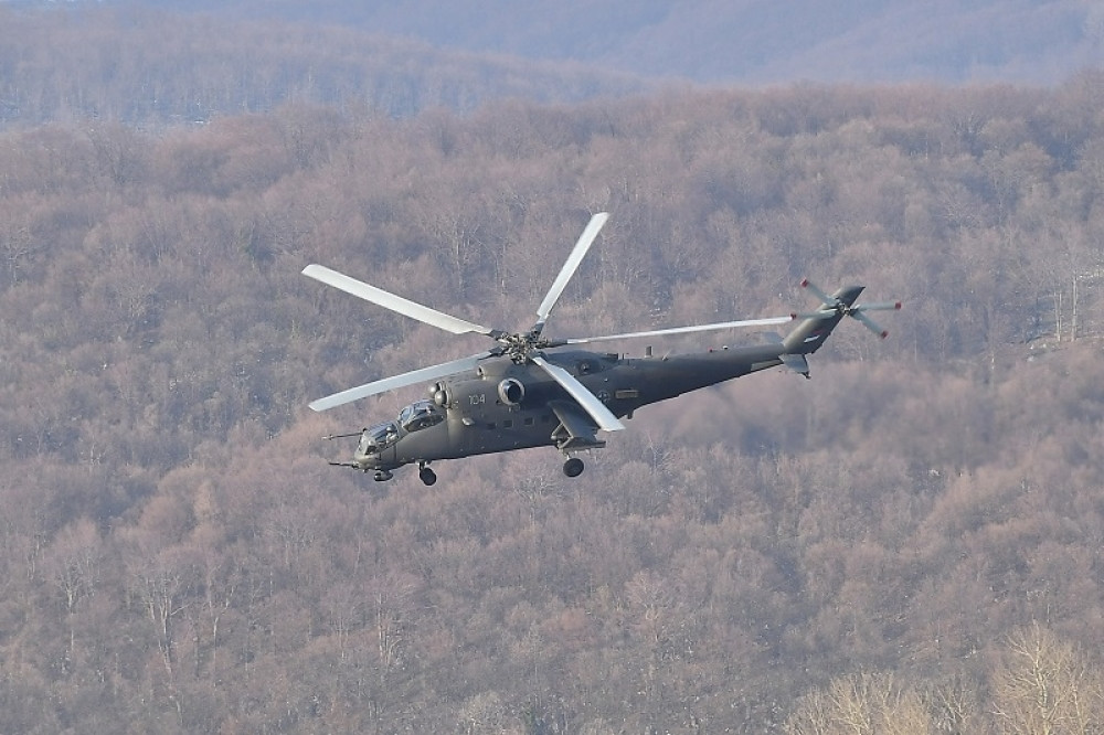 Upotrebljene rakete vazduh-zemlja, pokrenuti helikopteri Mi-35